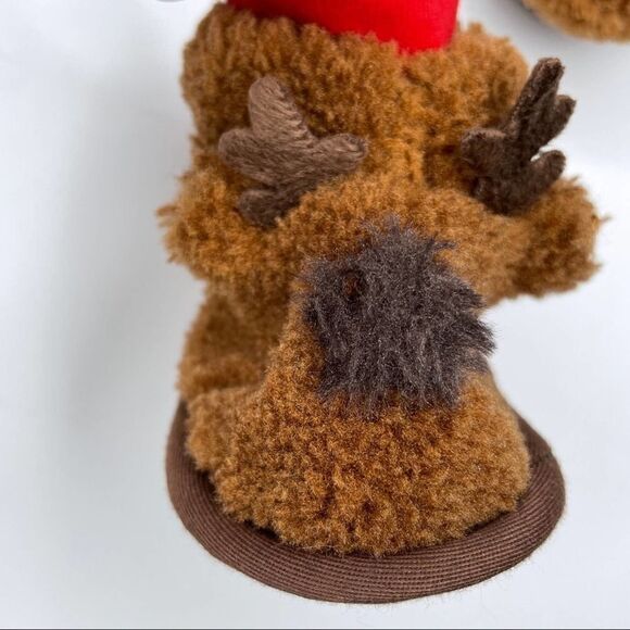 Raindeer Slippers Baby 3-6 Mon - Picture 3 of 7